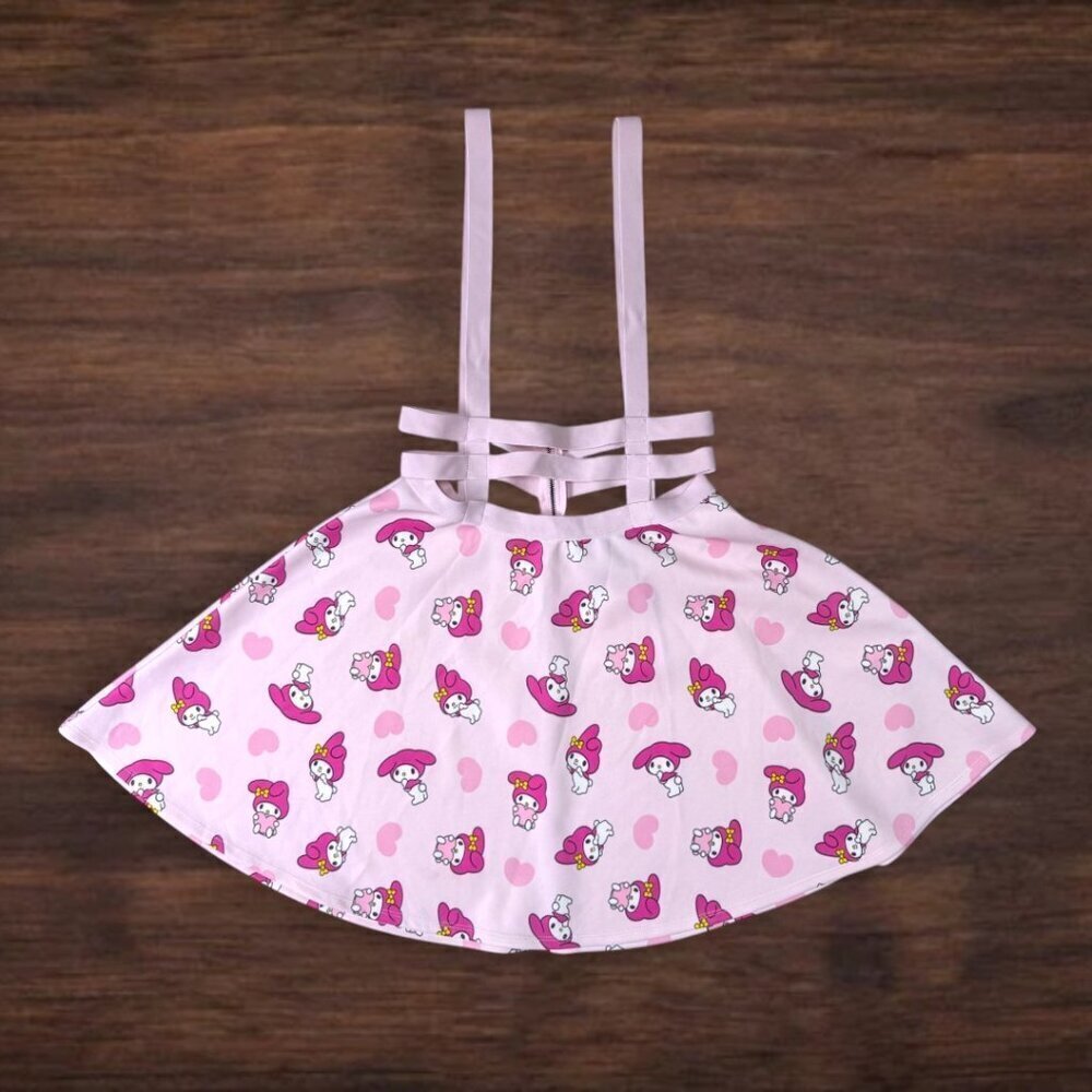Sanrio My Melody Pink Jumper Suspender Dress Women’s Size S Kawaii Rare